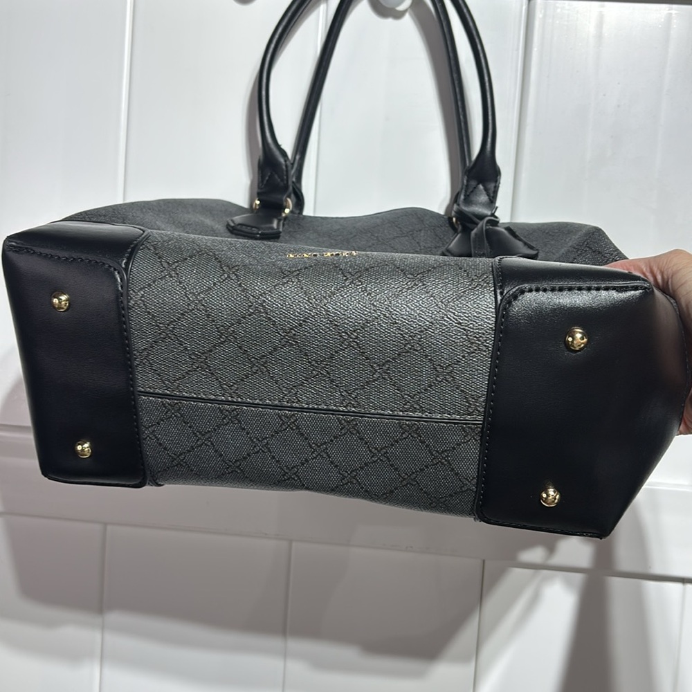 Nine West Brooklyn Jet Set grey/black shoulder bag - Picture 9 of 9